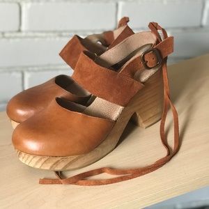 Free People Belmont Leather Clog ⭐️LIKE NEW⭐️